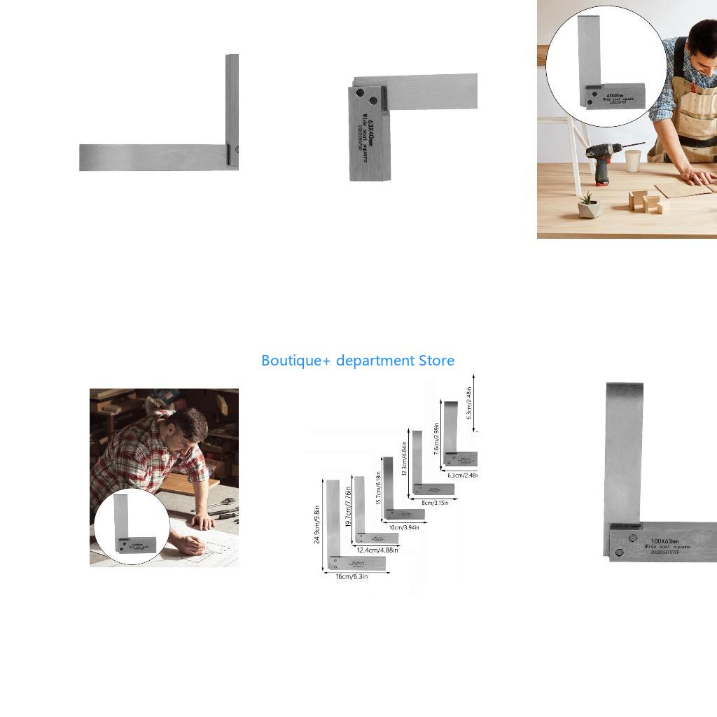 Woodworking For Engineers - E1PD 기계공 정사각형 정밀 와이드 베이스