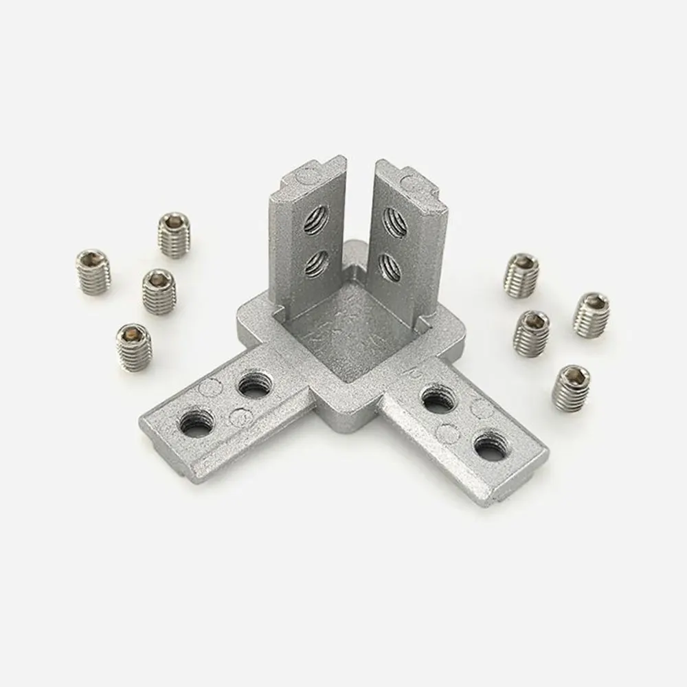 Woodworking Joint Types - 10개 3방향 코너 브래킷 커넥터 EU