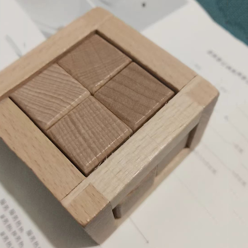 Woodworking Game - 교육용 분리형 장난감 인터락 퍼즐 큐브
