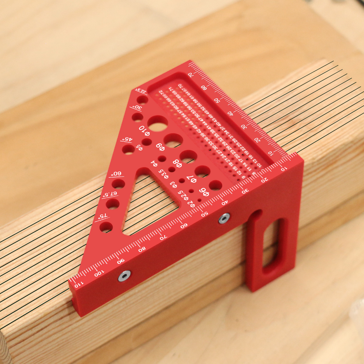 3D 다각도 측정자 미터법 45/90도 목공 플라스틱  - Woodworking For Engineers 리뷰 및 가격