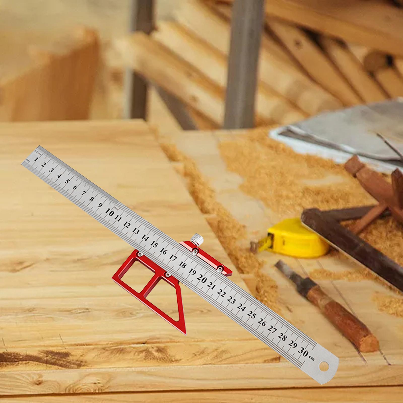 45 90도 마이터 삼각자, 45 90도 각도 스틸 자 - Woodworking For Engineers 리뷰 및 가격