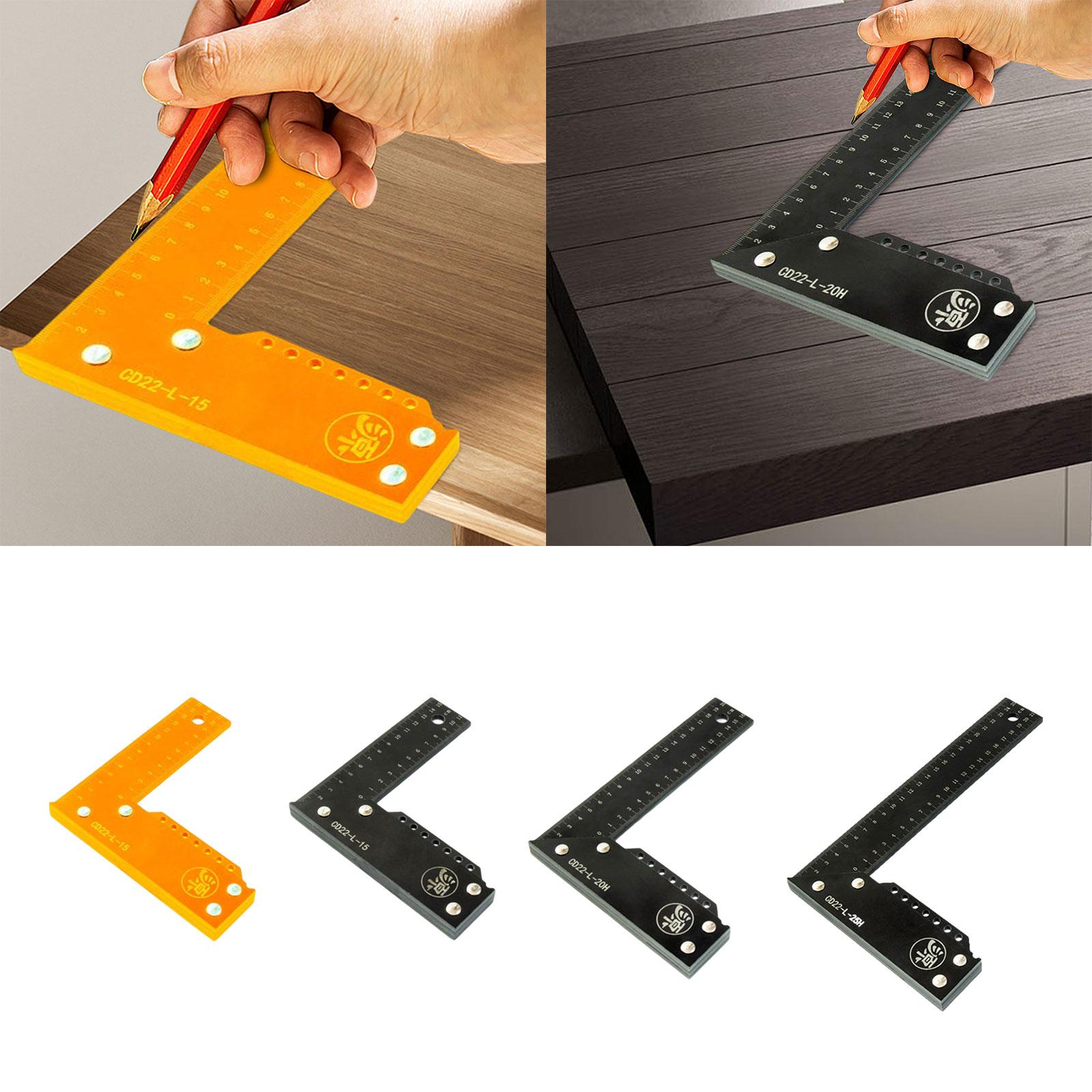 L자형 직각자 각도기 목공 도구 엔지니어 측정 레이아웃 - Woodworking For Engineers 리뷰 및 가격