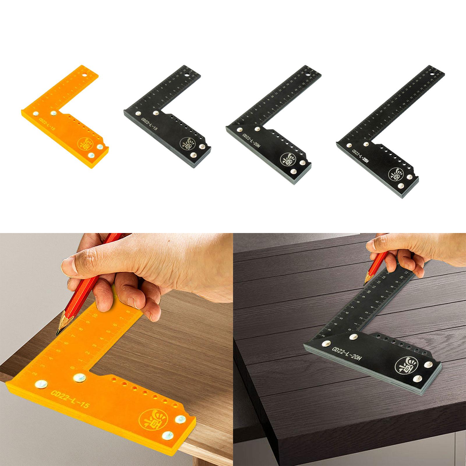 L자형 직각자 각도기 목공 도구 엔지니어 측정 레이아웃 - Woodworking For Engineers 리뷰 및 가격