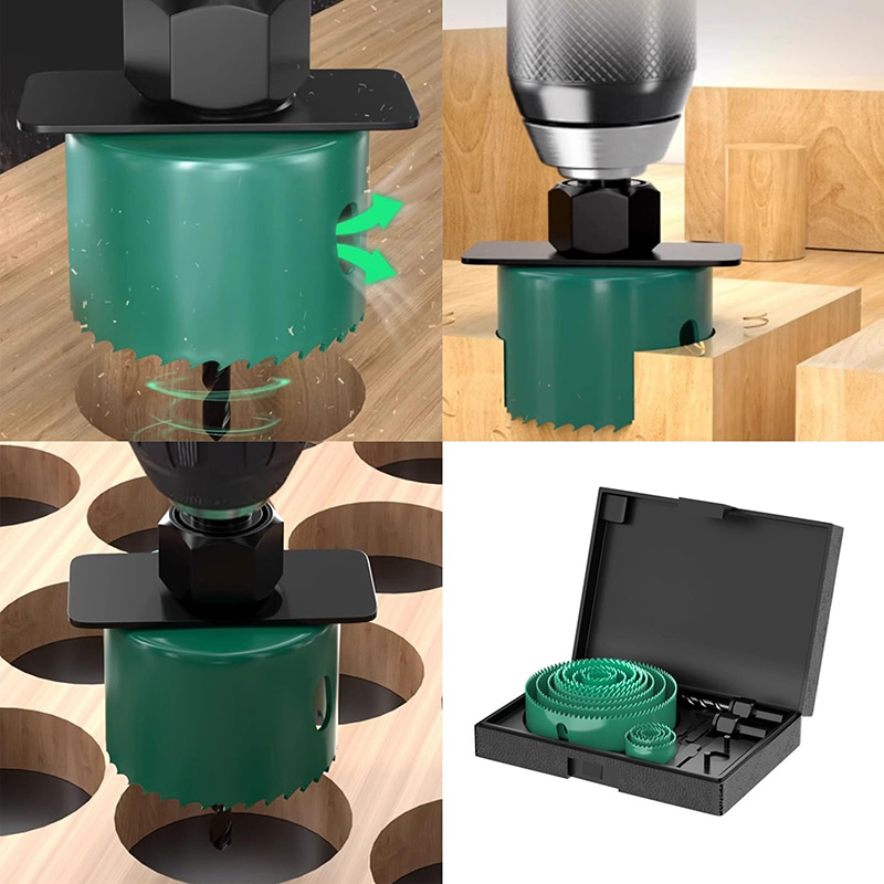 19/8/5PCS 19-127mm 홀쏘 커팅 세트, 목 - Woodworking And Carpentry 리뷰 및 가격