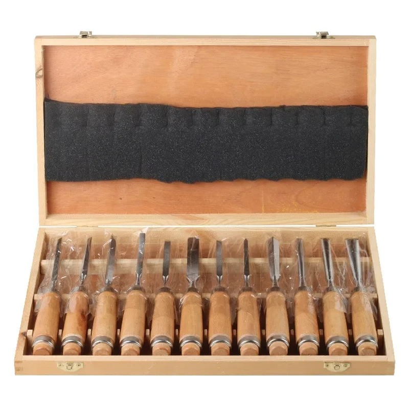 목공 작업용 수공구 세트 12개 강철 솔리드 우드 조각 - Woodworking Essential Tools 리뷰 및 가격