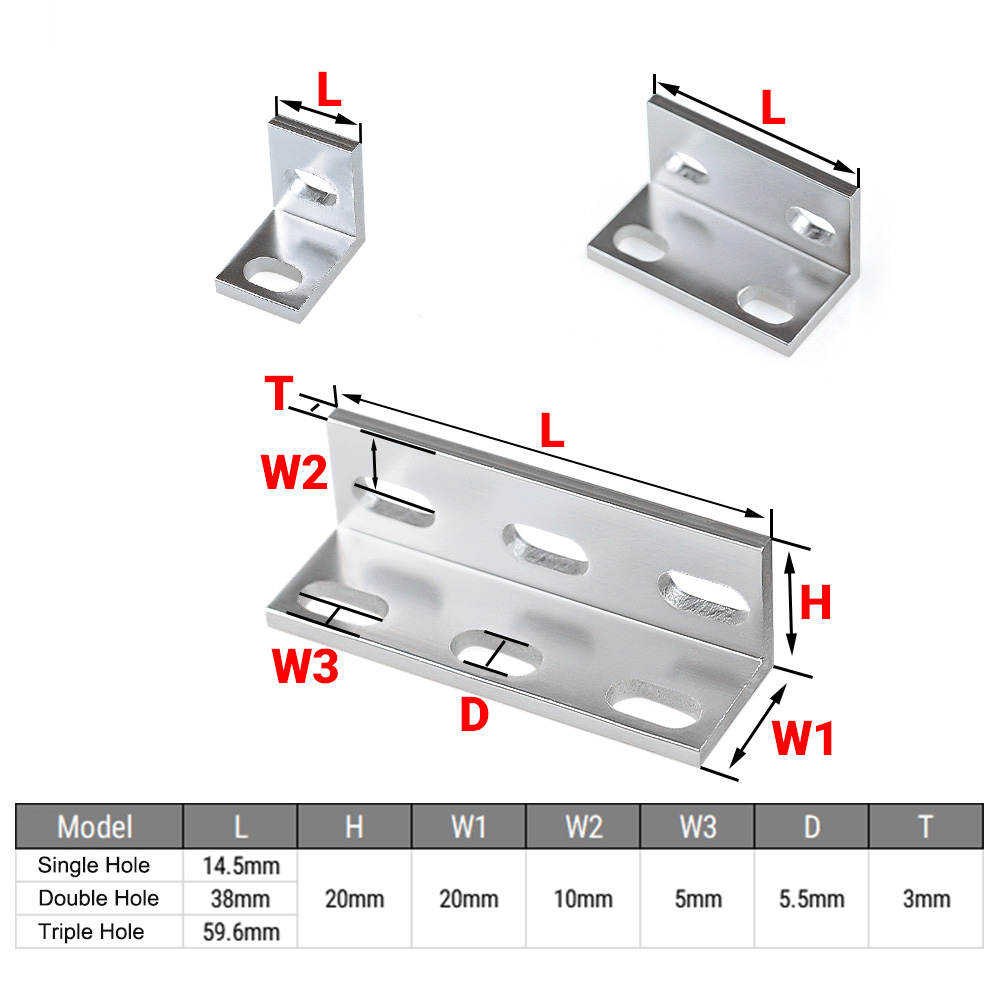 10 개/몫 Openbuilds 단일 이중 삼중 범용  - Woodworking Joint Types 리뷰 및 가격