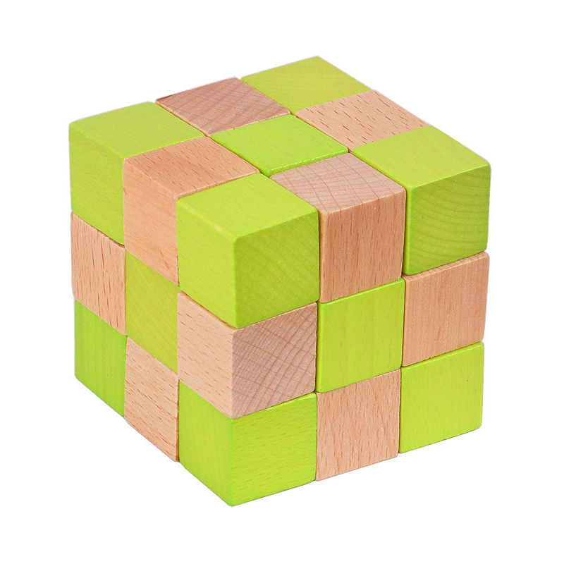 나무로 만든 뱀 모양 큐브 퍼즐, 논리력 훈련, 두뇌  - Woodworking Game 리뷰 및 가격