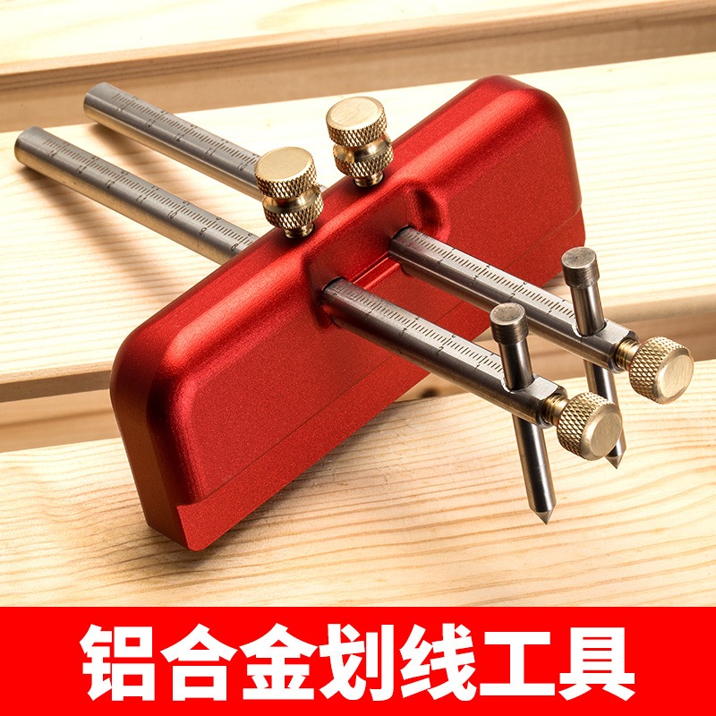 알루미늄 합금 목재 마킹 게이지 목공 레이아웃용 더블  - Woodworking Workshop Layout 리뷰 및 가격