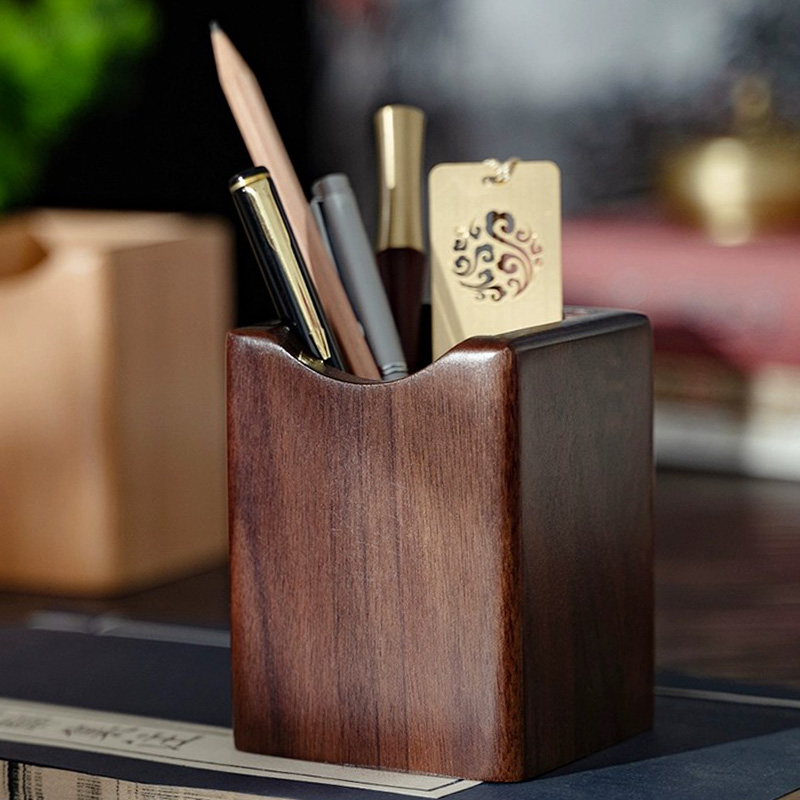 천연 호두 펜 홀더 나무 잉크 펜 보관 케이스 책상 쓰 - Woodworking School 리뷰 및 가격