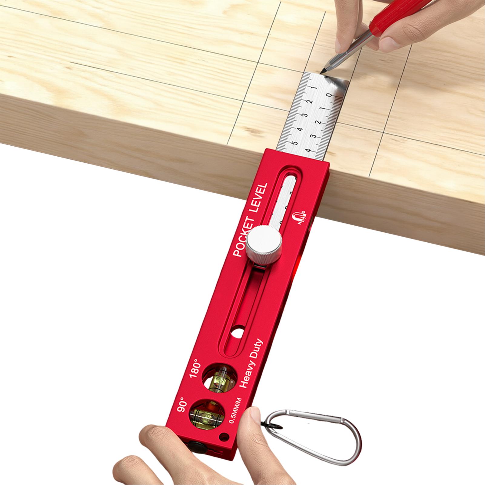 목공 측정 도구 자석식 수평 가이드 목공 레이아웃 도구 - Woodworking Workshop Layout 리뷰 및 가격